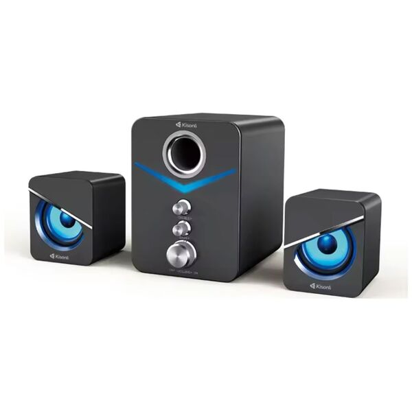 Ηχεία Kisonli U-3100, AUX, 3W+2x2W, Μαυρο - 22223 έως 12 άτοκες Δόσεις