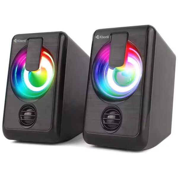 Ηχεία Kisonli L-1010, AUX, 2x3W, Μαυρο - 22238 έως 12 άτοκες Δόσεις