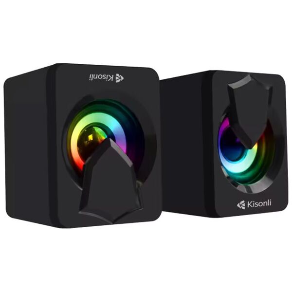 Ηχεία Kisonli L-1030, AUX, 2x2.5W, Μαυρο - 22242 έως 12 άτοκες Δόσεις