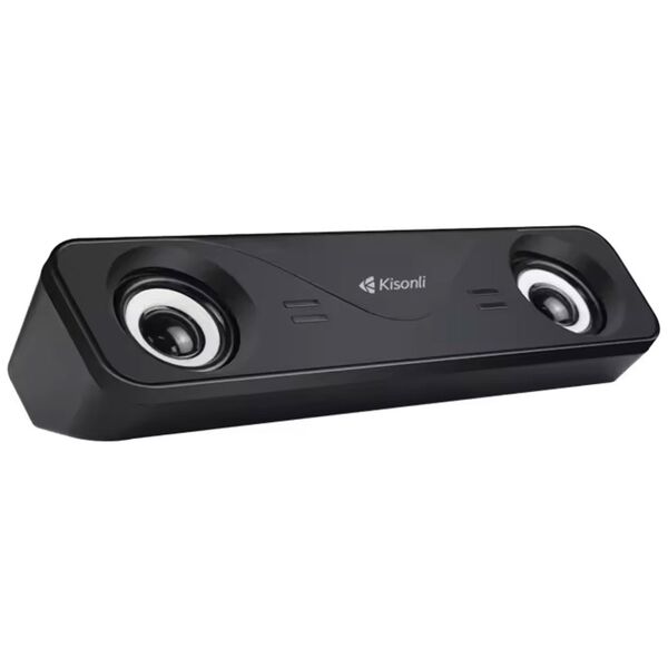 Ηχεία Kisonli i-610, AUX, 2x3W, Μαυρο - 22249 έως 12 άτοκες Δόσεις