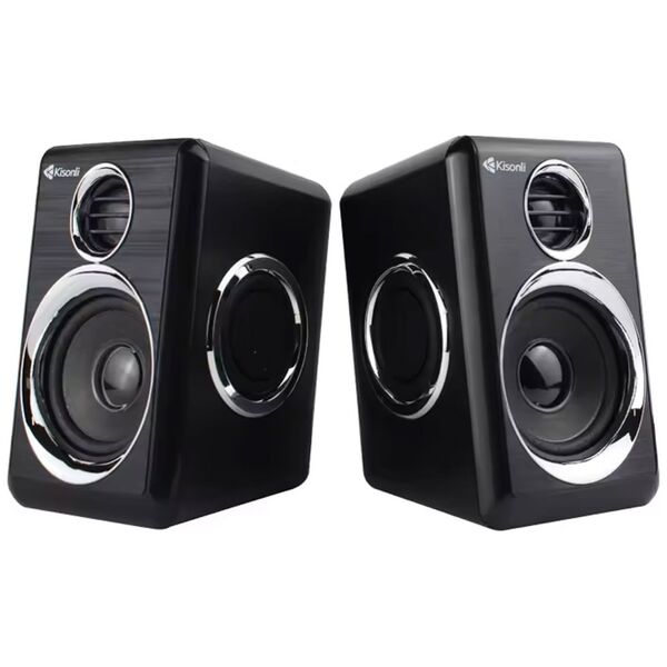 Ηχεία Kisonli T-005, AUX, 2x3W, Μαυρο - 22250 έως 12 άτοκες Δόσεις
