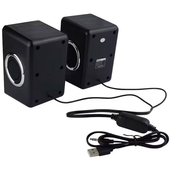 Ηχεία Kisonli T-005, AUX, 2x3W, Μαυρο - 22250 έως 12 άτοκες Δόσεις