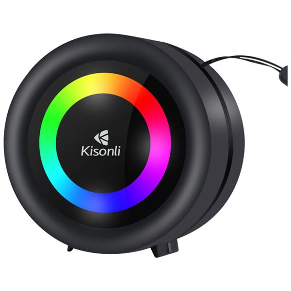 Ηχεἰο Kisonli S16, Bluetooth, AUX, Μαυρο - 22256 έως 12 άτοκες Δόσεις