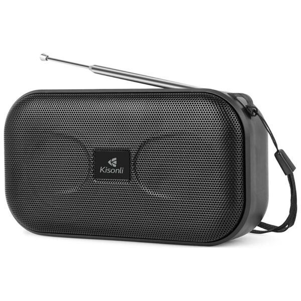 Ηχεἰο Kisonli SC-01, Bluetooth, FM, AUX, Μαυρο - 22261 έως 12 άτοκες Δόσεις
