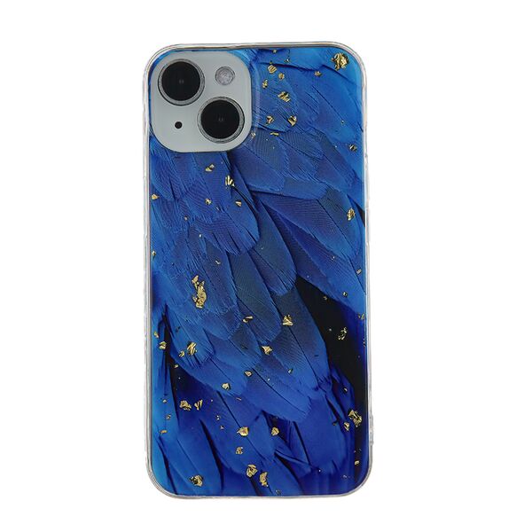 Gold Glam case for Samsung Galaxy S24 Blue 5907457743496