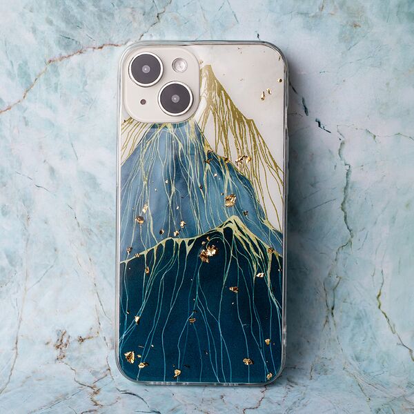 Gold Glam case for Samsung Galaxy S24 Mountain 5907457743700
