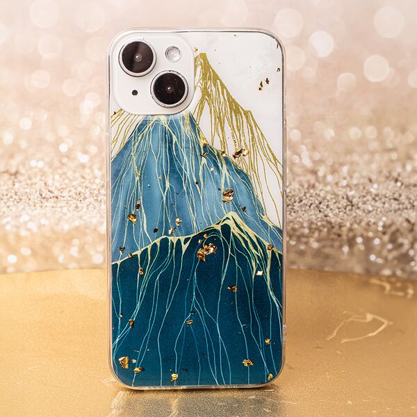 Gold Glam case for Samsung Galaxy S24 Mountain 5907457743700