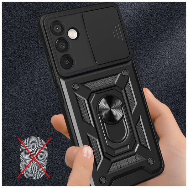 Case SAMSUNG GALAXY M15 5G Tech-Protect Camshield Pro black 5906302308071