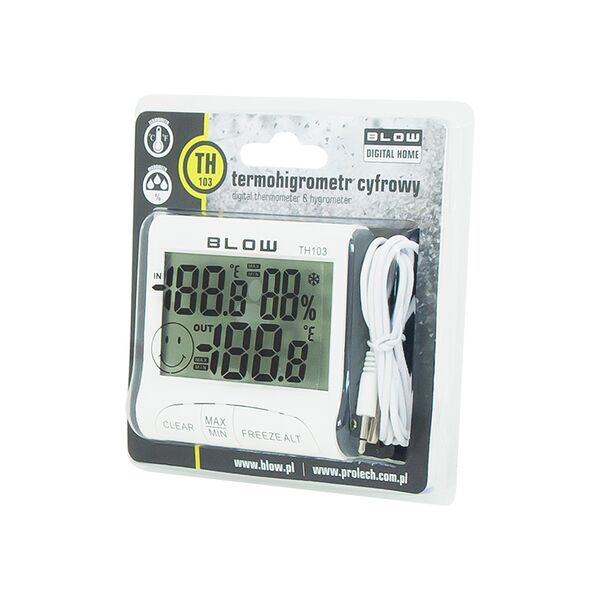 BLOW Θερμόμετρο - Υγρασιόμετρο TH103 BLOW  έως 12 άτοκες Δόσεις TH-103