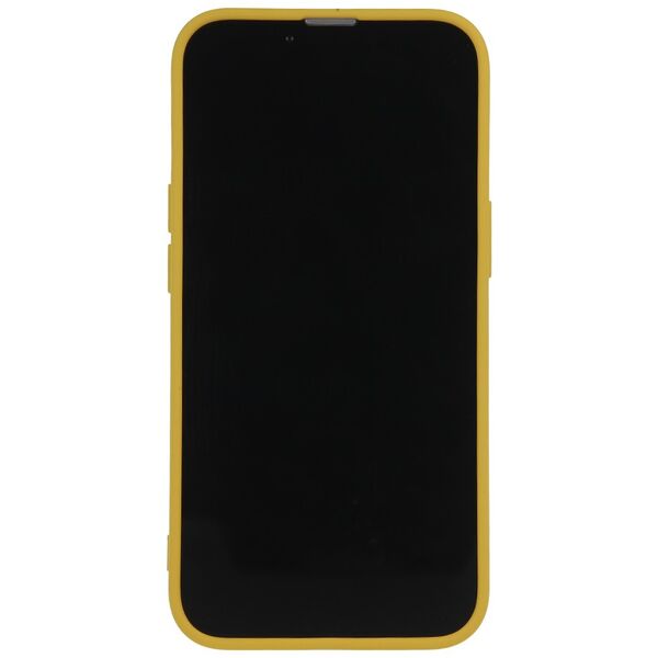 Silicon case for iPhone 14 6,1&quot; yellow 5907457755475