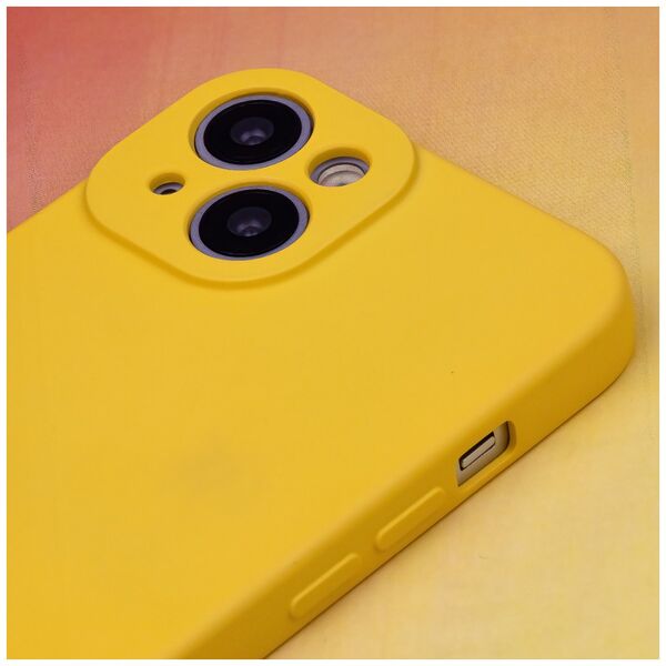 Silicon case for Samsung Galaxy A25 5G (global) yellow 5907457755581