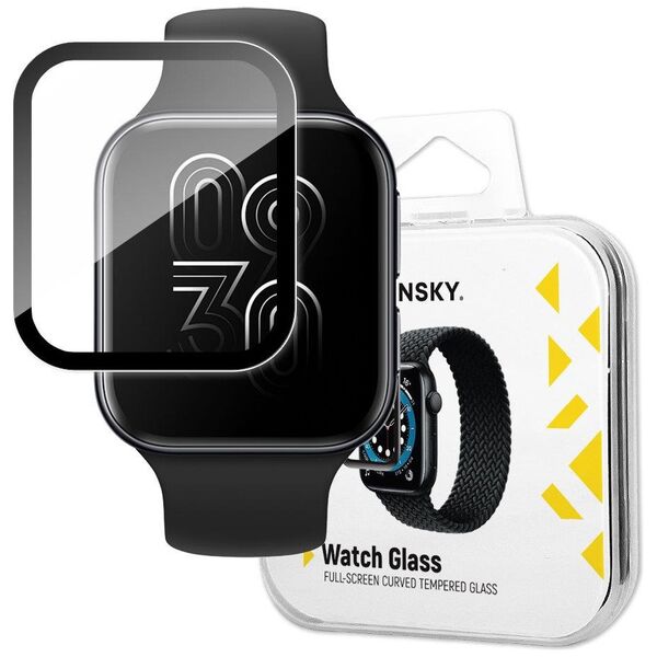 Wozinsky Watch Glass hybrid glass for Oppo Watch 46 mm black