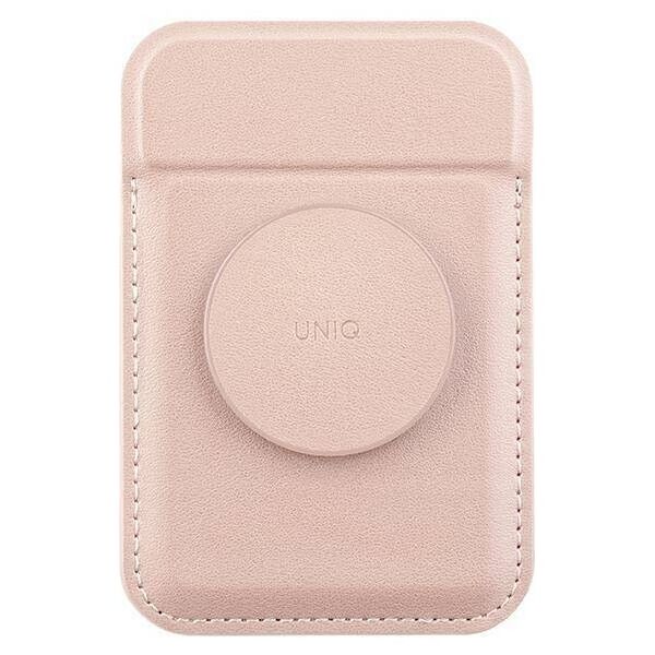 Magnetic Card MagSafe Wallet with Stand UNIQ Flixa pink 8886463687062