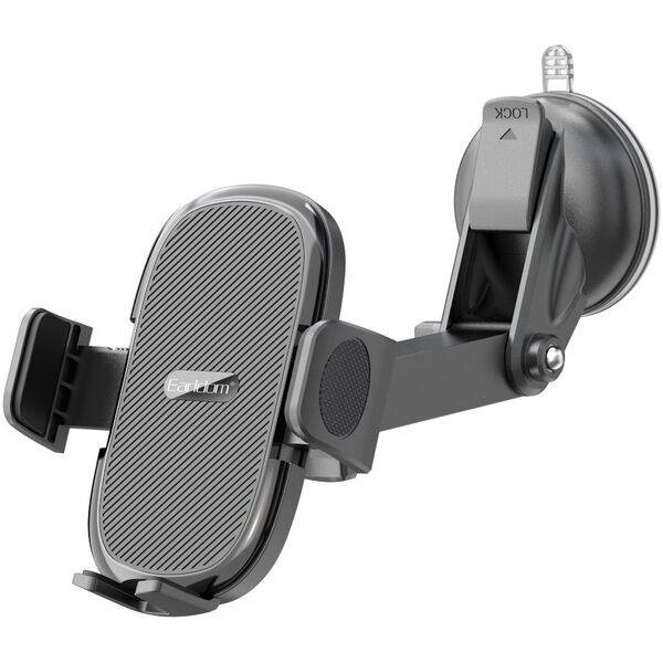 Stand for car Earldom ET-EH212,with vacuum, Universal, Black - 17779 έως 12 άτοκες Δόσεις