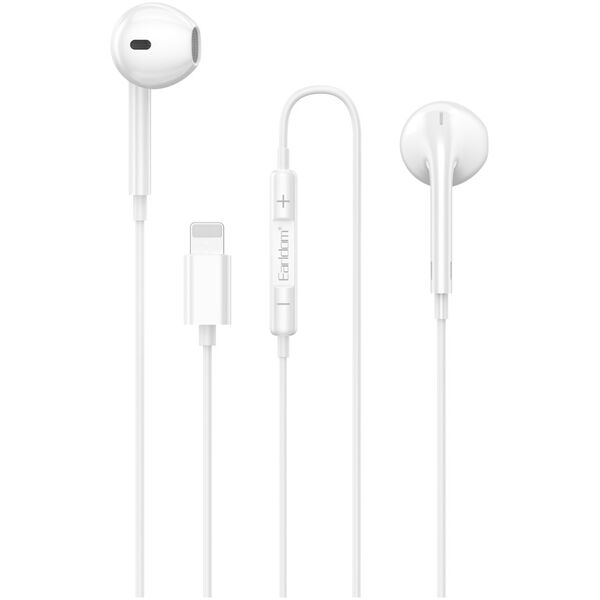 Earphones  Earldom ET-E69, Lightning, Microphone, White - 20748 έως 12 άτοκες Δόσεις