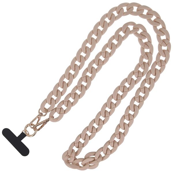 Phone chain long matte nude 5907457744530