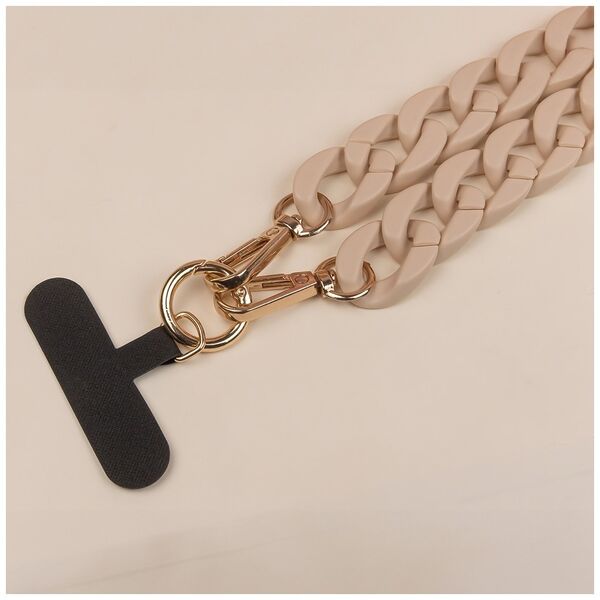Phone chain long matte nude 5907457744530