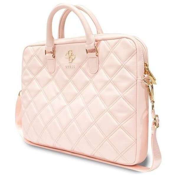 Bag LAPTOP 16" Guess Quilted 4G (GUCB15ZPSQSSGP) pink 3666339210946