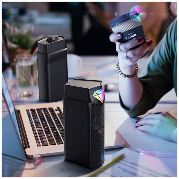 Ηχεία Onikuma L1, 2x5W, USB, RGB, Μαυρο - 22272 έως 12 άτοκες Δόσεις