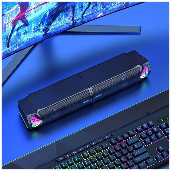 Ηχεία Onikuma L1, 2x5W, USB, RGB, Μαυρο - 22272 έως 12 άτοκες Δόσεις