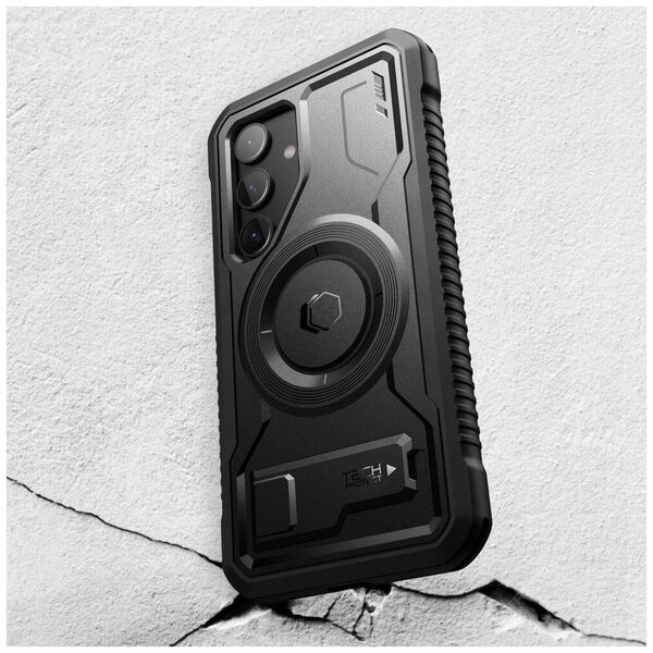 Case SAMSUNG GALAXY S24 Tech-Protect Kevlar MagSafe+ black 5906203690831