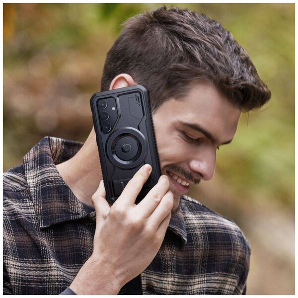 Case SAMSUNG GALAXY S24 Tech-Protect Kevlar MagSafe+ black 5906203690831