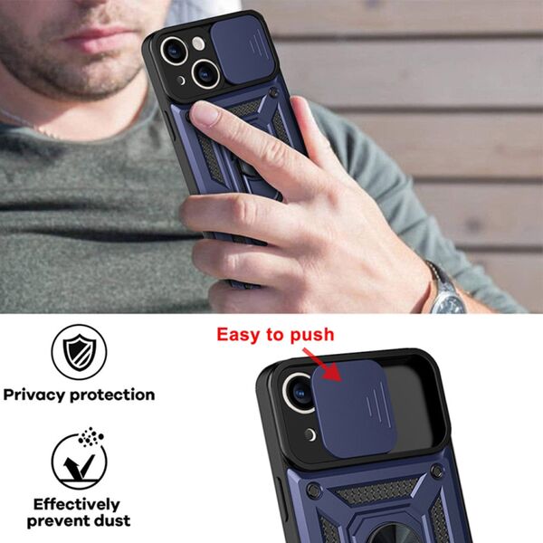 Techsuit Husa pentru iPhone 13 - Techsuit CamShield Series - Blue 5949419129016 έως 12 άτοκες Δόσεις