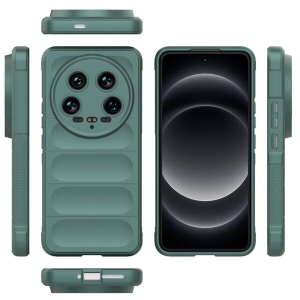 Techsuit Husa pentru Xiaomi 14 Ultra - Techsuit Magic Shield - Green 5949419108998 έως 12 άτοκες Δόσεις