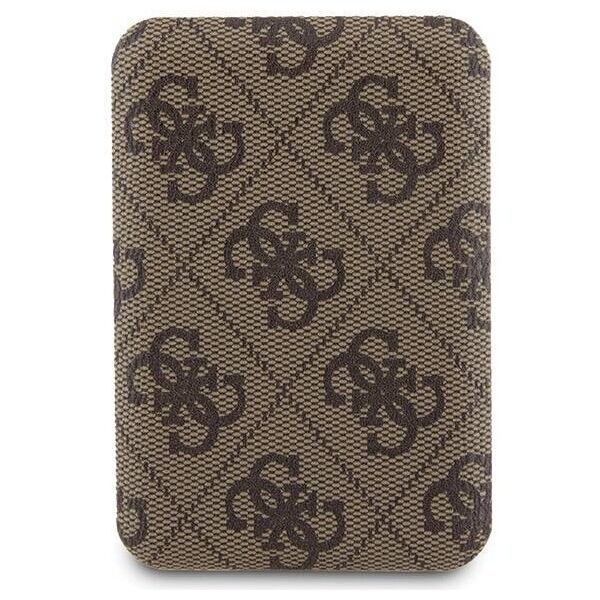 Original Case APPLE IPHONE 15 PRO MAX Guess Hardcase + Powerbank MagSafe 4G Metal Logo 5000mAh (GUBPM5P15X4GEMGW) brown 3666339214777