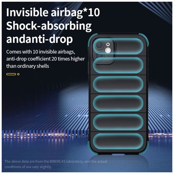 Techsuit Husa pentru iPhone 12 Pro - Techsuit Magic Shield - Green 5949419113435 έως 12 άτοκες Δόσεις