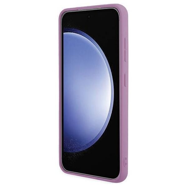 Original Case SAMSUNG GALAXY S24+ Guess Hardcase Glitter Script (GGUHCS24MHGGSHU) purple 3666339241346