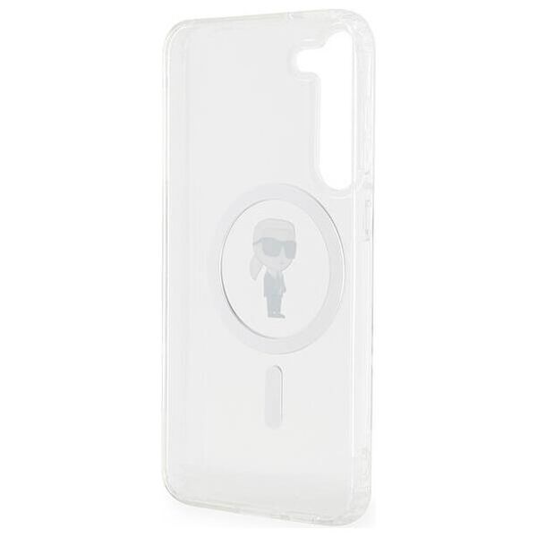 Original Case SAMSUNG GALAXY S24+ Karl Lagerfeld Hardcase IML Ikonik MagSafe (KLHMS24MHFCKNOT) transparent 3666339259068