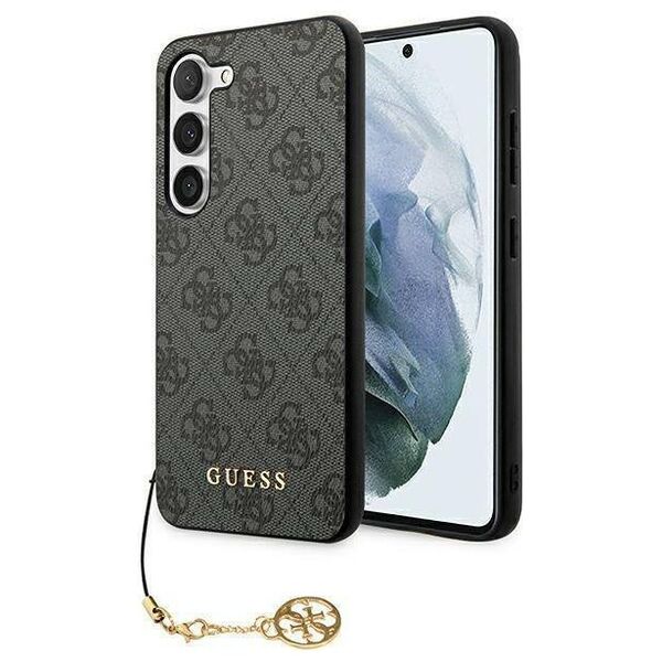 Original Case SAMSUNG GALAXY A55 5G Guess Hardcase 4G Charms Collection (GUHCSA55GF4GGR) black 3666339259679