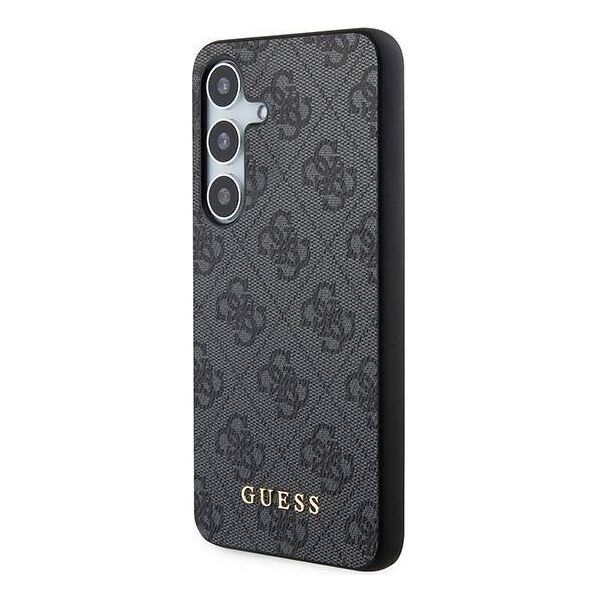 Original Case SAMSUNG GALAXY A35 5G Guess Hard Case 4G Metal Gold Logo (GUOHCSA35G4GFGR) black 3666339259686