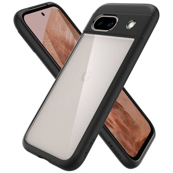 Case GOOGLE PIXEL 8A Spigen Ultra Hybrid Matte black 8809971221481