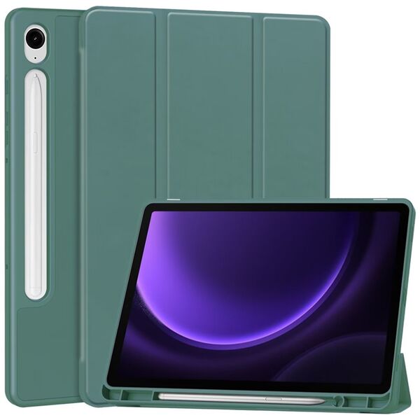 Techsuit Husa pentru Xiaomi Pad 6 / Pad 6 Pro - Techsuit Flex Trifold - Green 5949419095731 έως 12 άτοκες Δόσεις