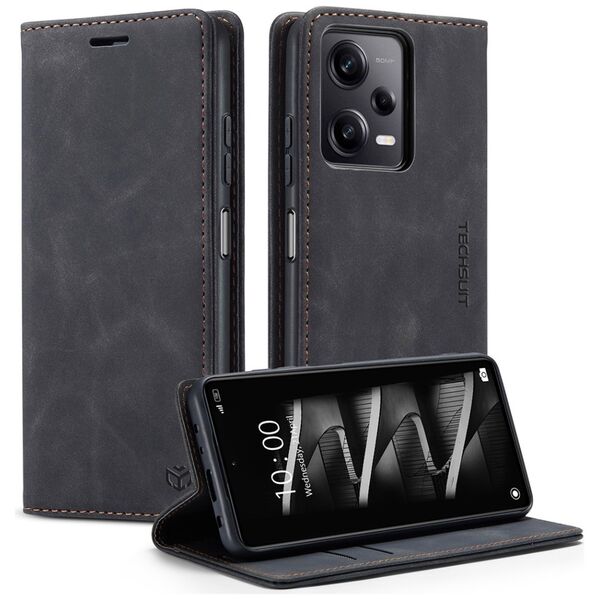 Techsuit Husa pentru Oppo Reno10 / Reno10 Pro - Techsuit Confy Cover - Black 5949419095342 έως 12 άτοκες Δόσεις