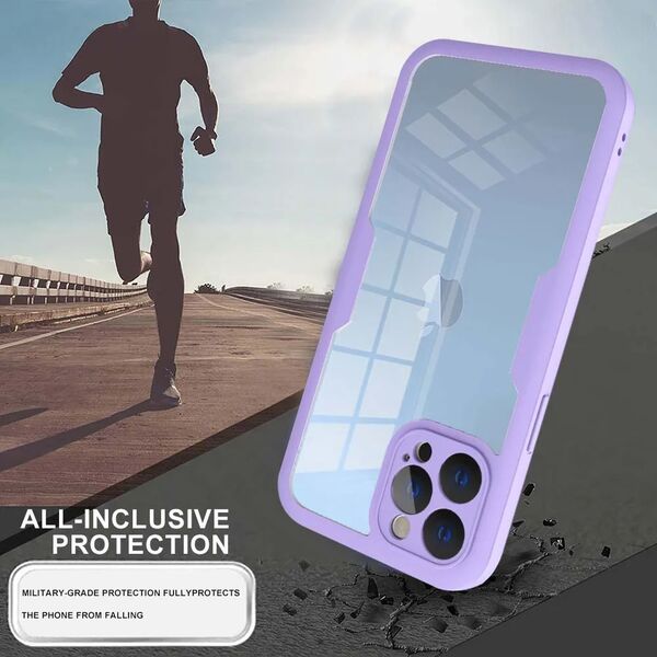 Techsuit Husa pentru iPhone 13 Pro + Folie - Techsuit ColorVerse 360 Series - Purple 5949419152793 έως 12 άτοκες Δόσεις
