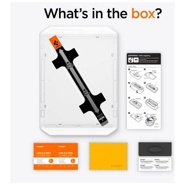 Tempered Glass IPAD PRO 13.0 2024 Spigen Glas.tr "Ez Fit" Clear 8809971227339