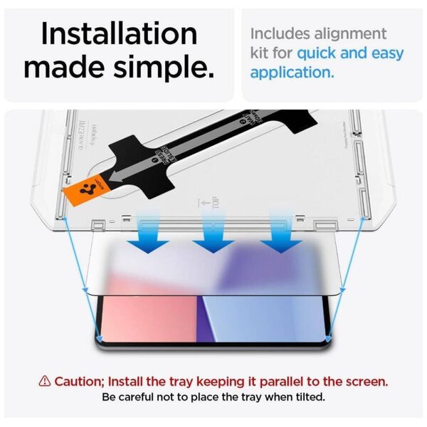 Tempered Glass APPLE IPAD PRO 11.0 (5GEN) Spigen Glas.tr "Ez Fit" Clear 8809971227285