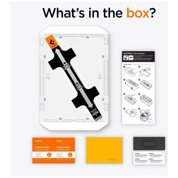 Tempered Glass APPLE IPAD PRO 11.0 (5GEN) Spigen Glas.tr "Ez Fit" Clear 8809971227285