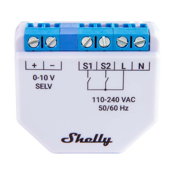 Shelly Shelly Plus 0-10V Dimmer 065159  0-10V έως και 12 άτοκες δόσεις 3800235265703