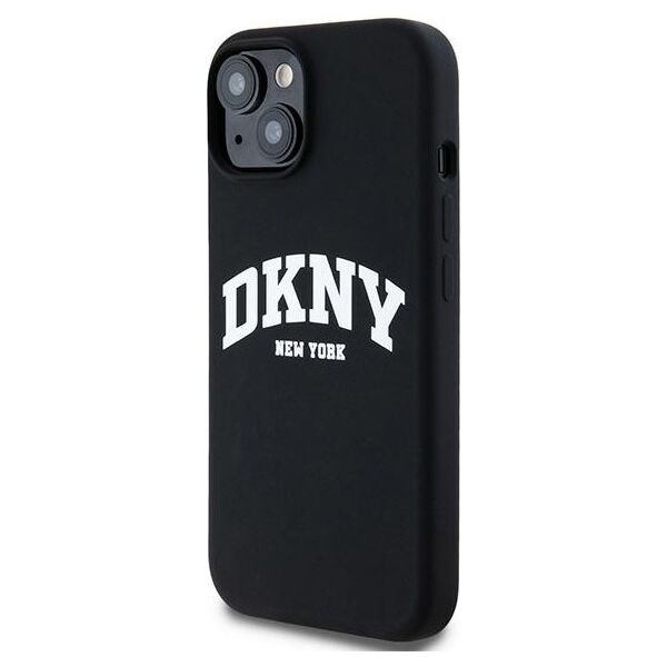 DKNY case for iPhone 15 Plus 6,7&quot; DKHMP15MSNYACH black HC Magsafe silicone w arch logo 3666339266707