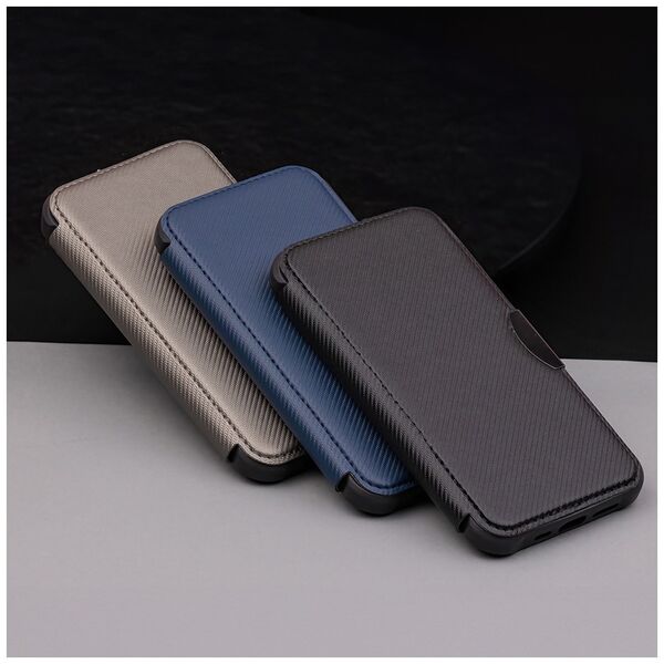 Smart Carbon case for iPhone 15 Pro 6,1&quot; silver 5907457760042