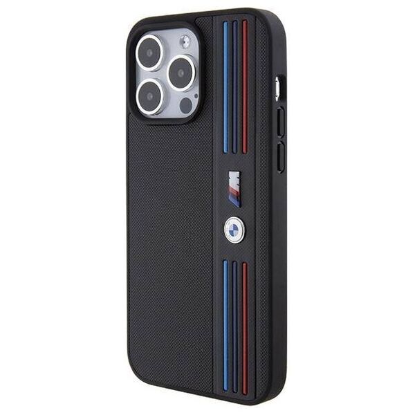 Original Case APPLE IPHONE 15 PRO MAX BMW Tricolor M Collection (BMHCP15X22PPMK) black 3666339143459