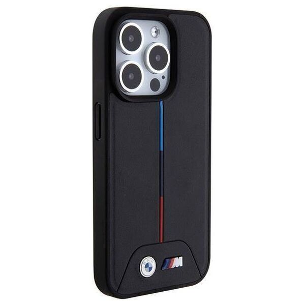 Original Case APPLE IPHONE 15 PRO BMW Quilted Tricolor MagSafe (Bmhmp15l22pvtk) black 3666339145767