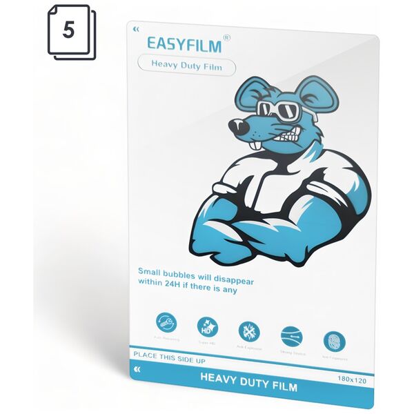 Protective film sheet No brand, Hydrogel, 5 pcs, For plotter, TPU, Clear, Heavy Duty, 210um, 120x180mm - 52742 έως 12 άτοκες Δόσεις