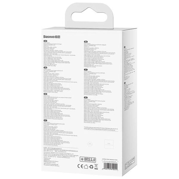 Baseus Prelungitor Priza, Incarcator 2xUSB + 2xUSB-C + AC, 65W - Baseus GaN3 Pro (PSZM000901) - Black 6932172610241 έως 12 άτοκες Δόσεις