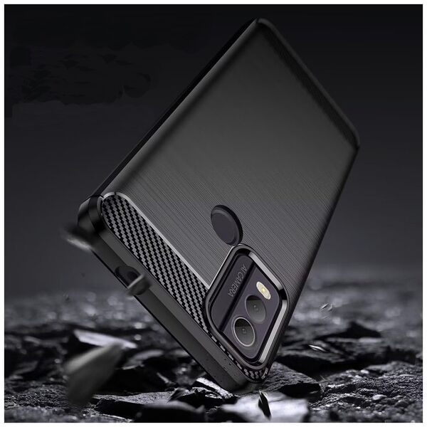 Techsuit Case for Nokia C22 - Techsuit Carbon Silicone - Black 5949419180963 έως 12 άτοκες Δόσεις