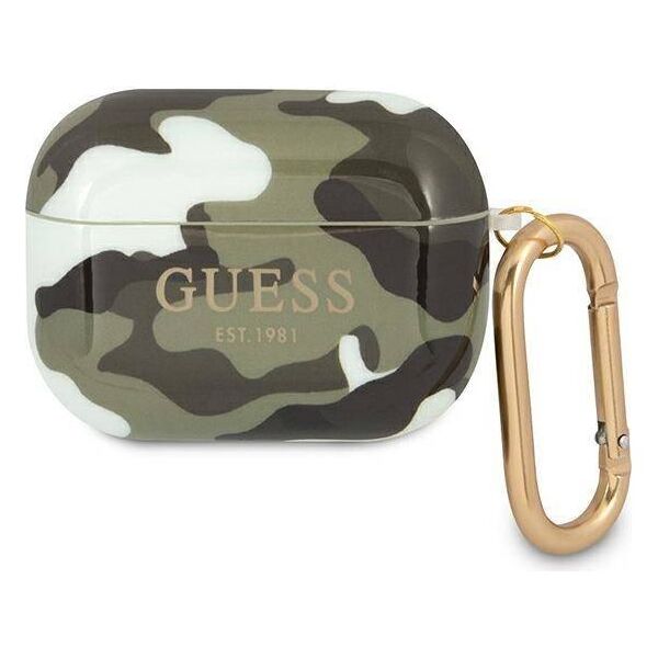 Case APPLE AIRPODS PRO Guess Camo Collection (GUAPUCAMA) green 3666339010126